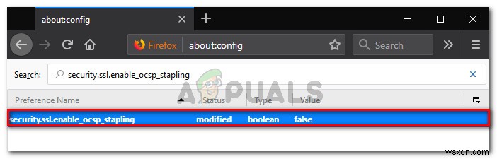 แก้ไข:SEC_ERROR_OCSP_INVALID_SIGNING_CERT 