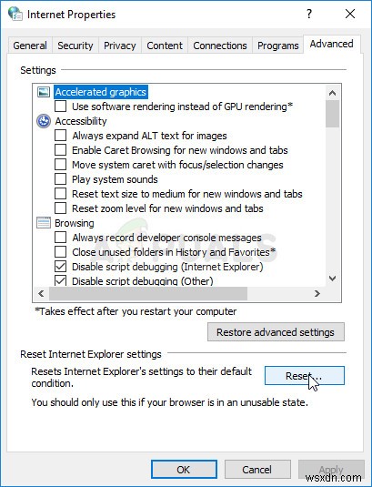 แก้ไข:Internet Explorer ไม่เปิดขึ้น 
