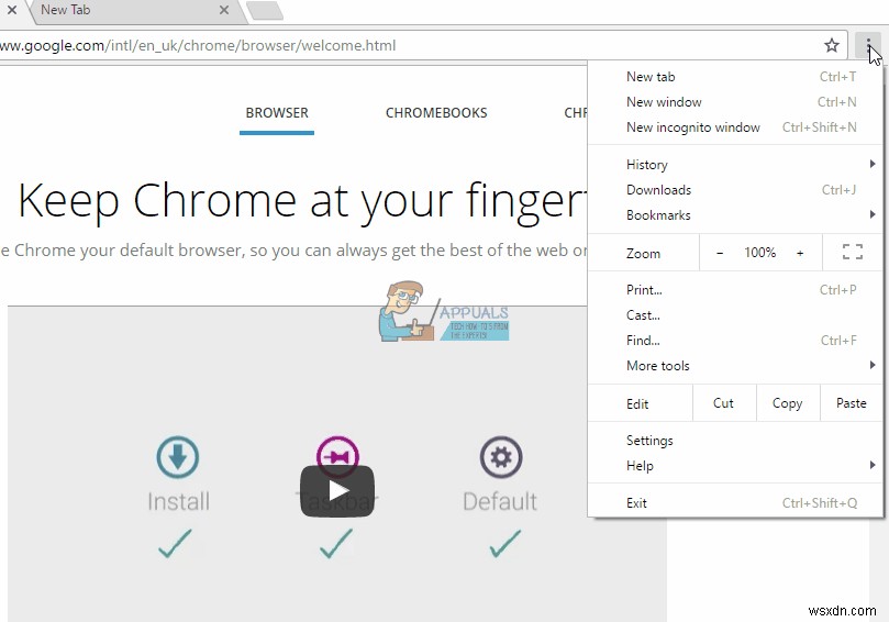 การแก้ไข:แย่จัง! เกิดข้อผิดพลาดใน Google Chrome 