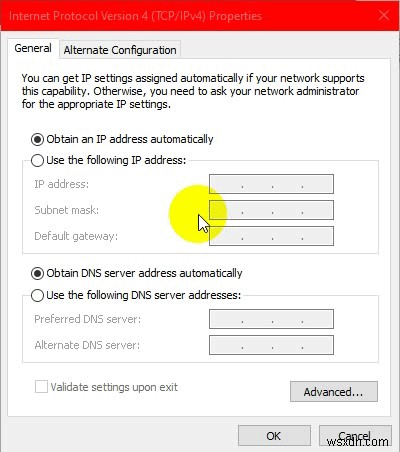 วิธีแก้ไข DNS_PROBE_FINISHED_NXDOMAIN บน Google Chrome 