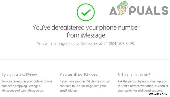 แก้ไข:การเปิดใช้งาน iMessage ล้มเหลว 