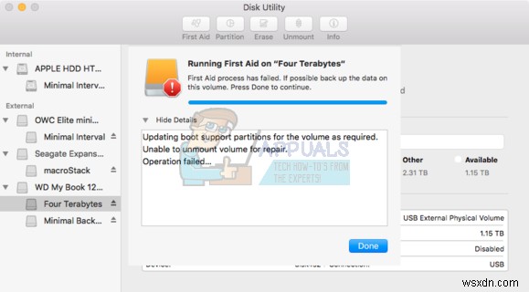 แก้ไข:รหัสข้อผิดพลาด 43 บน MacOS 