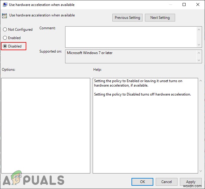 वेब ब्राउज़र (एज, क्रोम और फ़ायरफ़ॉक्स) में हार्डवेयर एक्सेलेरेशन को अक्षम या सक्षम करें 