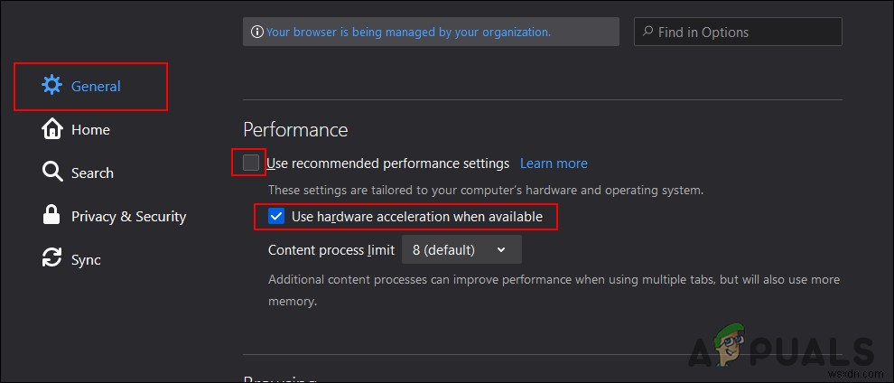 वेब ब्राउज़र (एज, क्रोम और फ़ायरफ़ॉक्स) में हार्डवेयर एक्सेलेरेशन को अक्षम या सक्षम करें 