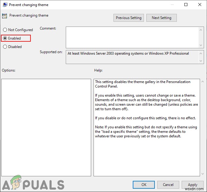 विंडोज 10 में यूजर्स को थीम बदलने से कैसे रोकें? 