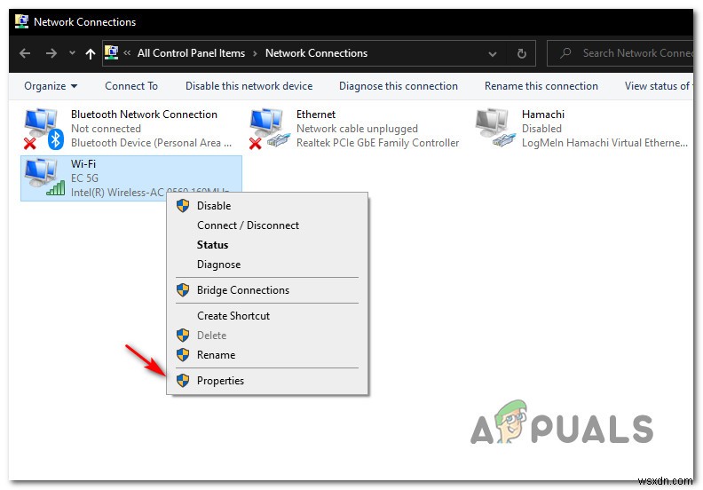 [फिक्स] अनुरोधित प्रोटोकॉल के साथ असंगत पता (10047 त्रुटि) 