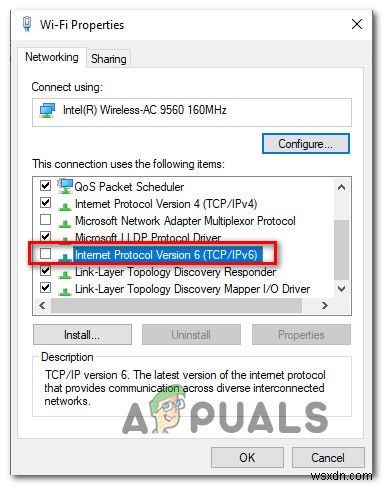 [फिक्स] अनुरोधित प्रोटोकॉल के साथ असंगत पता (10047 त्रुटि) 