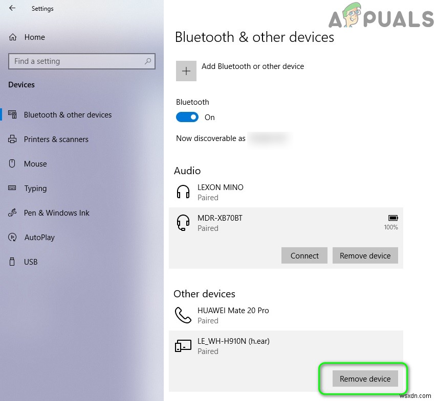 फिक्स:Sony WH-H910N H.ear हेडफ़ोन को ऑडियो डिवाइस के रूप में मान्यता नहीं मिली 
