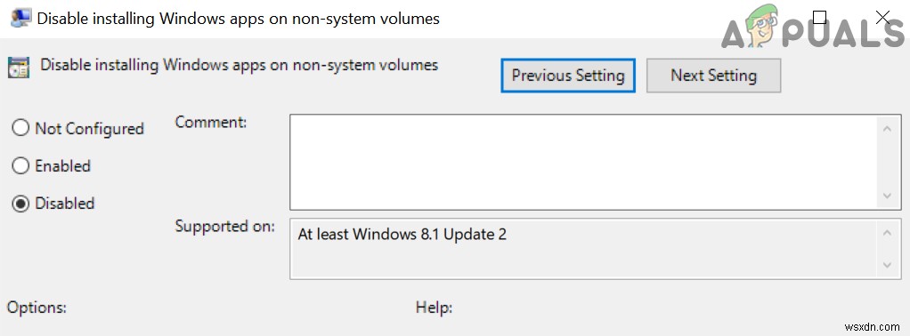 แก้ไข:ไม่สามารถเปลี่ยนไดรฟ์ที่แอปใหม่จะบันทึกลงใน Store 