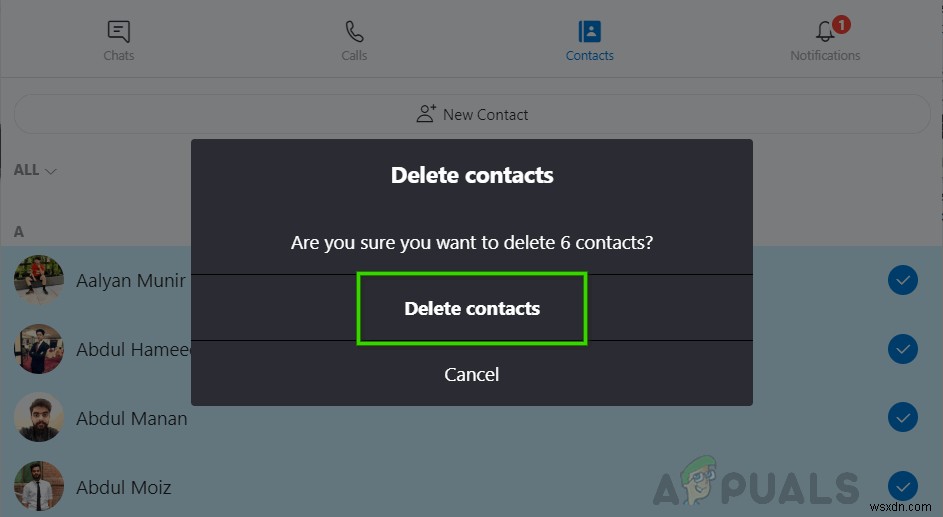 स्काइप संपर्क कैसे हटाएं? 