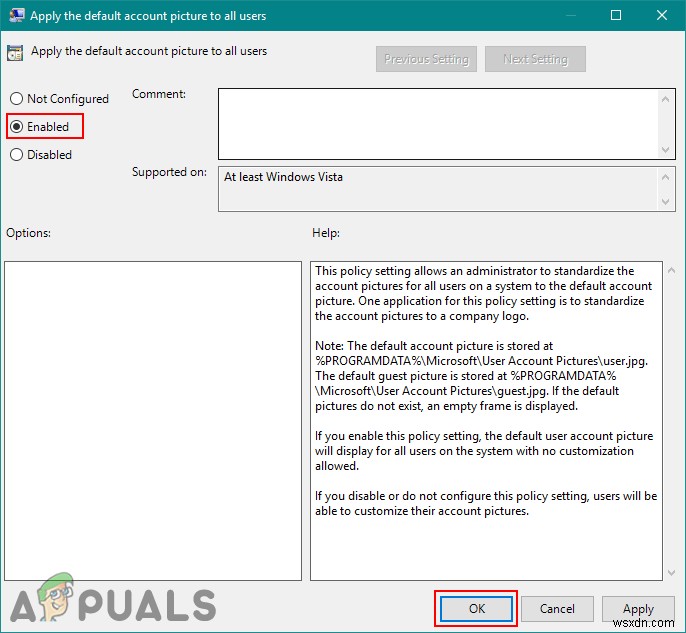 วิธีตั้งค่ารูปภาพบัญชีเริ่มต้นสำหรับบัญชีผู้ใช้ทั้งหมดใน Windows 10 
