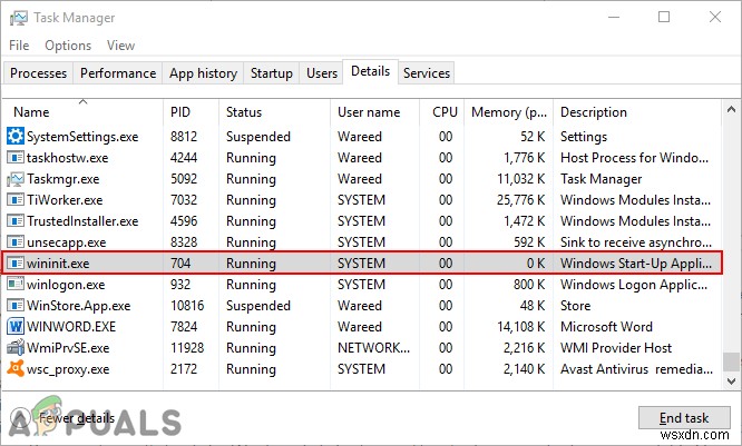 क्या है:wininit.exe और क्या मुझे इसे हटाना चाहिए?