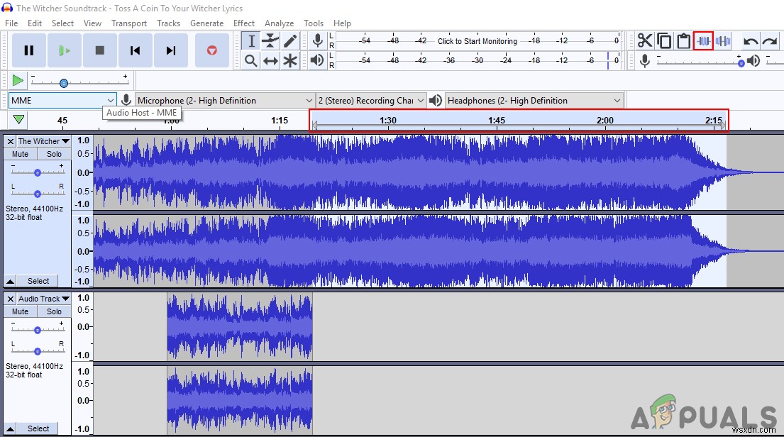 ऑडेसिटी में ऑडियो कैसे कट/ट्रिम/व्यवस्थित करें? 