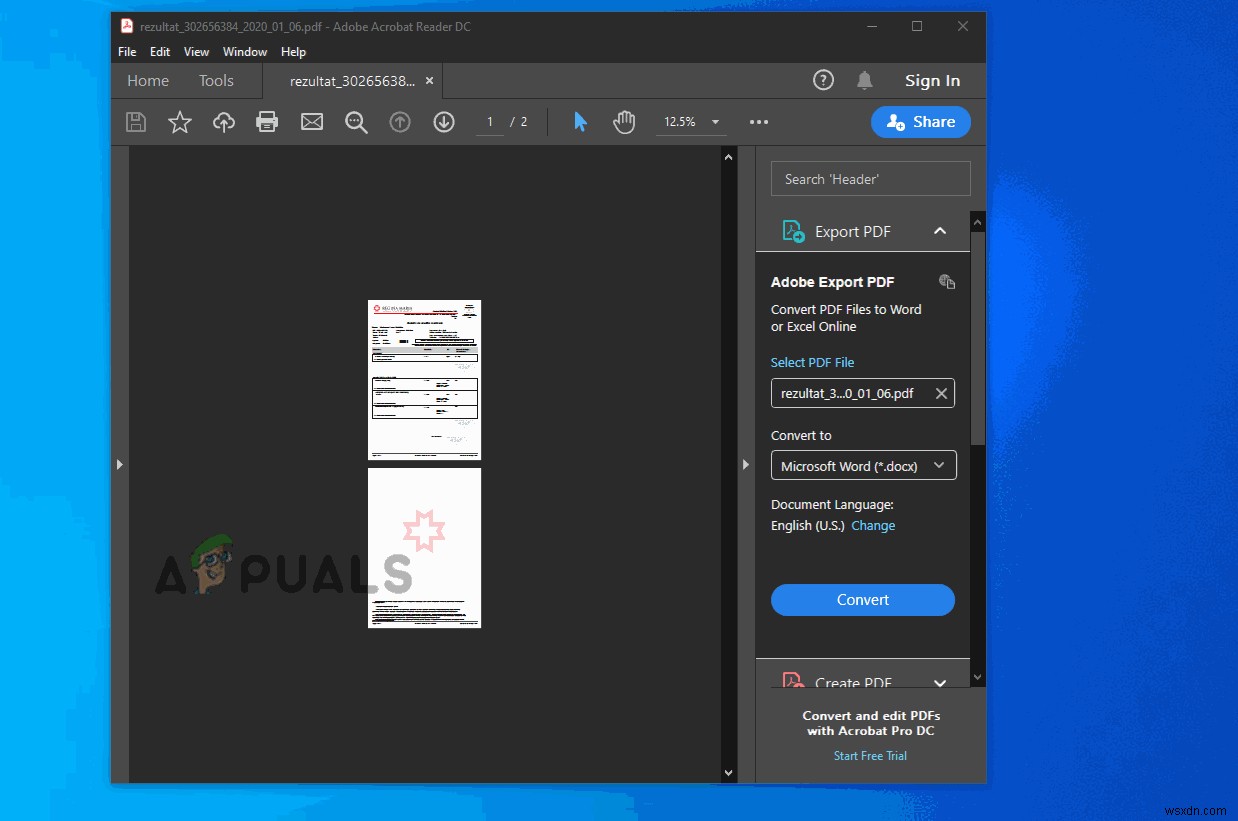 Adobe Reader Error 110  ไม่สามารถบันทึกเอกสารได้  