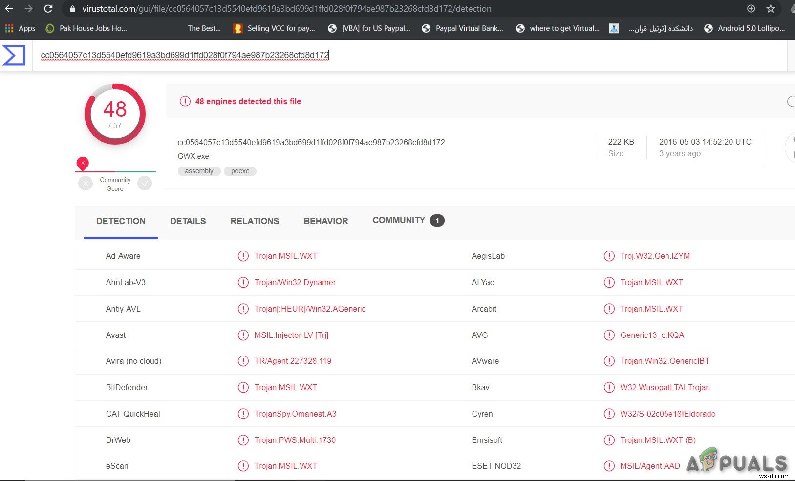  gwx.exe  ใน Windows คืออะไร 