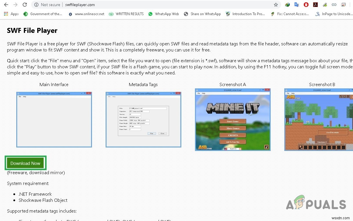 วิธีเล่นไฟล์ Adobe Flash SWF นอกเว็บเบราว์เซอร์ของคุณ 