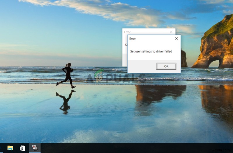 วิธีแก้ไขข้อผิดพลาด  Set User Settings to Driver Failed  บน Windows? 