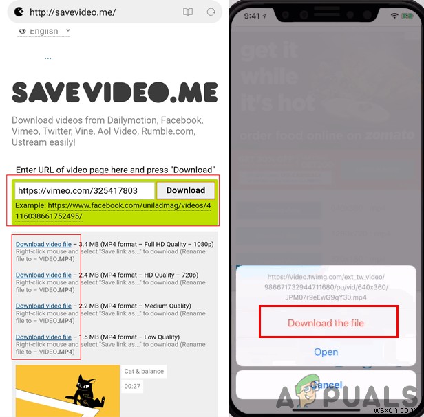 วิธีดาวน์โหลดวิดีโอจาก Vimeo 
