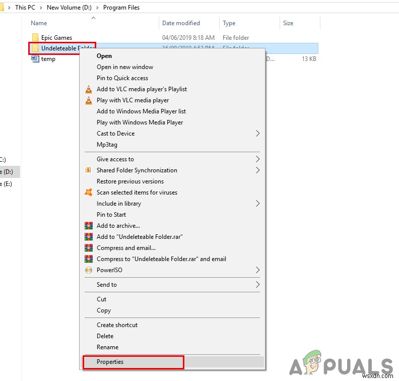 จะทำให้ไม่สามารถลบไฟล์/โฟลเดอร์ใน Windows ได้อย่างไร 
