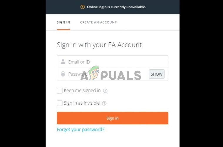 วิธีการแก้ไขข้อผิดพลาด  Origin Online Login Is ขณะนี้ไม่พร้อมใช้งาน  บน Windows? 