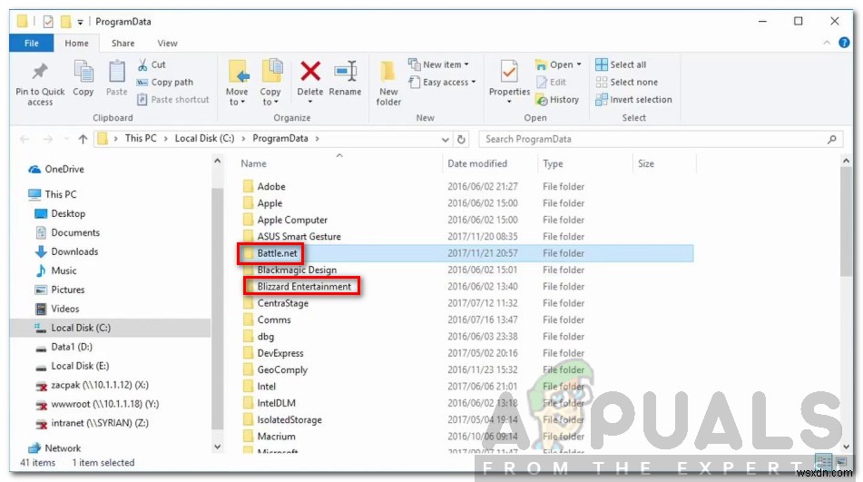 วิธีแก้ไขข้อผิดพลาด  แอปพลิเคชันพบข้อผิดพลาดที่ไม่คาดคิด  ของ Blizzard 