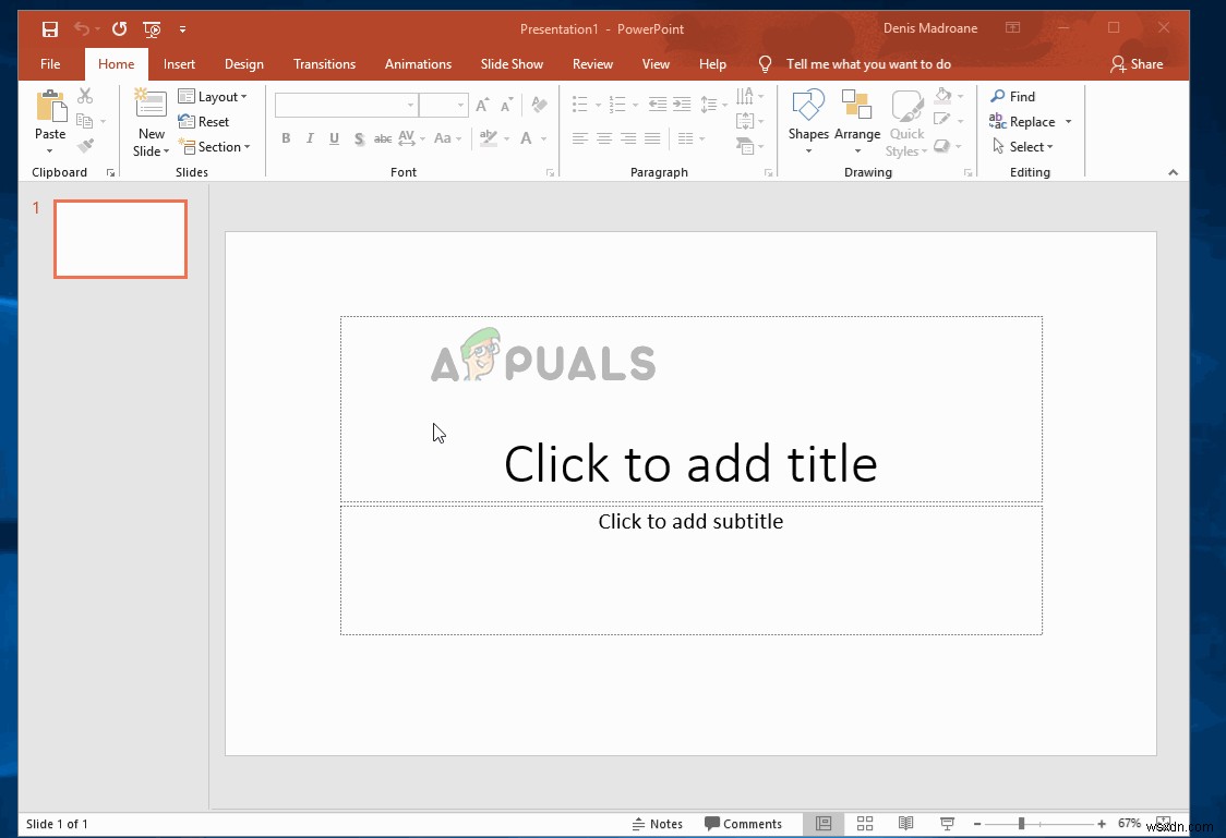 แก้ไข:PowerPoint พบปัญหาเกี่ยวกับเนื้อหา 