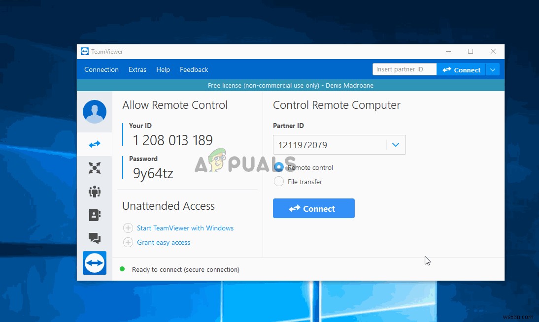 फिक्स:टीमव्यूअर प्रदर्शन पैरामीटर शुरू करने पर अटक गया 