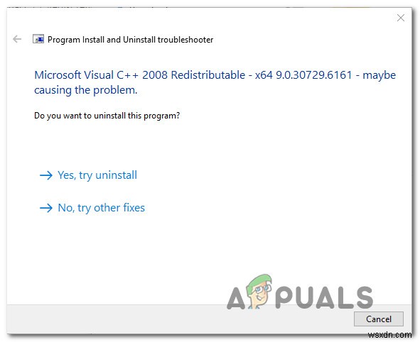 फिक्स:Microsoft Visual C++ को स्थापित करते समय त्रुटि 0x80070666 