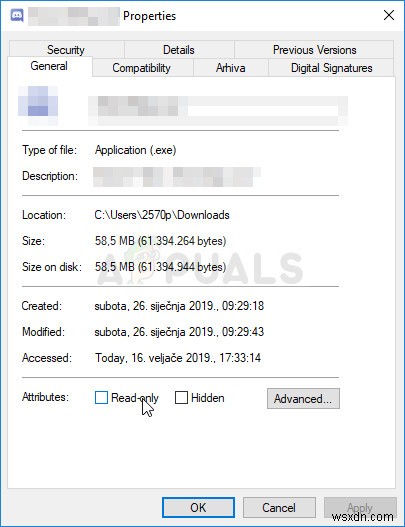 फिक्स:सुरक्षा जानकारी लागू करते समय एक त्रुटि हुई 