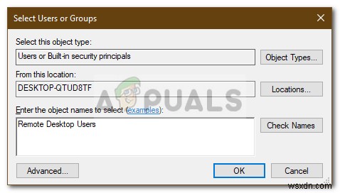 फिक्स:आपकी साख ने दूरस्थ डेस्कटॉप में काम नहीं किया 