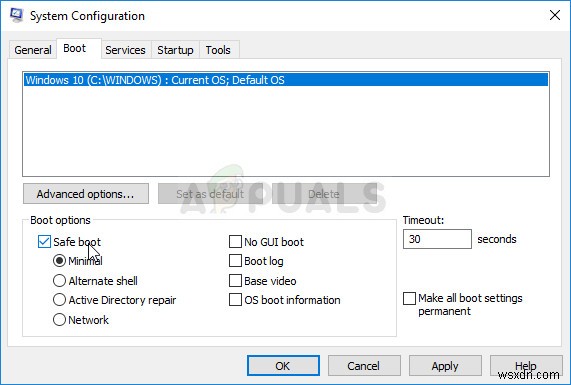 फिक्स:आपको इस ऑब्जेक्ट की सुरक्षा गुणों को देखने की अनुमति नहीं है 