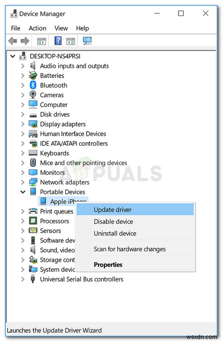 फिक्स:इस iPhone के लिए आवश्यक ड्राइवर विंडोज 10 . पर स्थापित नहीं है 