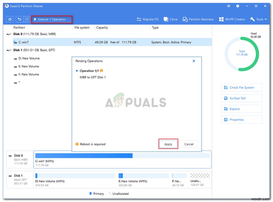 फिक्स:निर्दिष्ट डिस्क परिवर्तनीय नहीं है 
