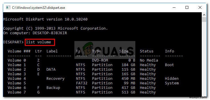 फिक्स:विंडोज 10 पर बूरेक / फिक्सबूट एलिमेंट नहीं मिला 