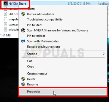 फिक्स:GeForce अनुभव शेयर खोलने में असमर्थ 