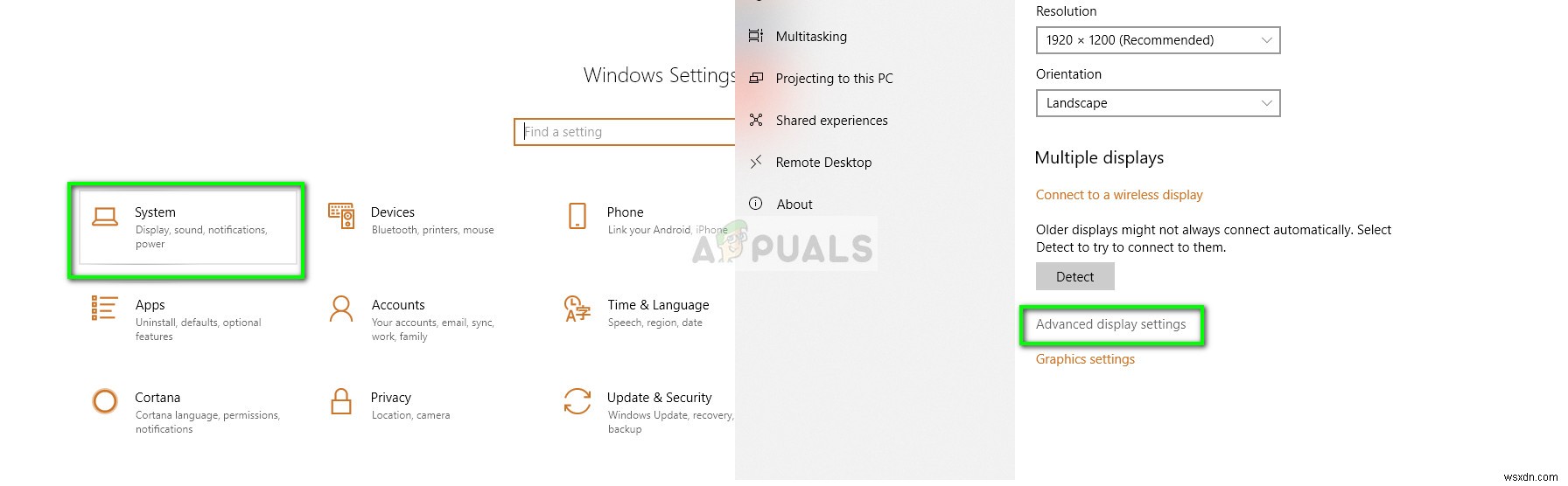 Khắc phục:Màn hình lộn ngược 