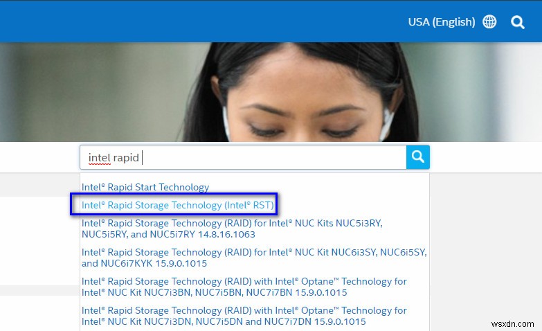 फिक्स:इंटेल आरएसटी सेवा नहीं चल रही है 
