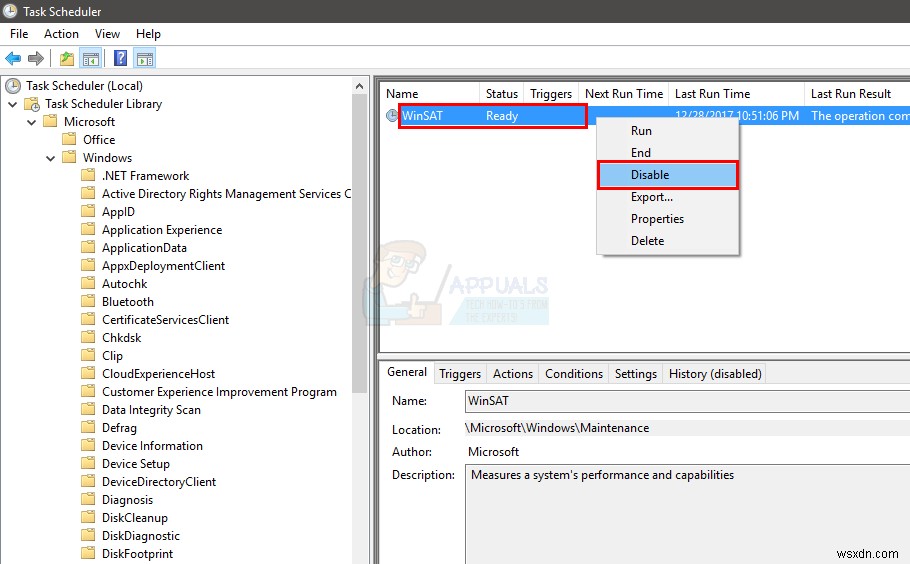 फिक्स:विंडोज सिस्टम असेसमेंट  winsat.exe  टूल ने काम करना बंद कर दिया है त्रुटि