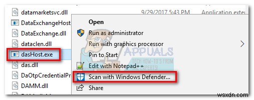 แก้ไข:dasHost.exe CPU สูงและการใช้หน่วยความจำ 