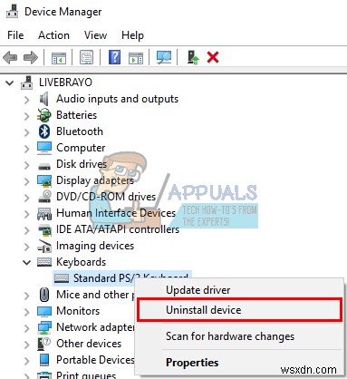 แก้ไข:Spacebar ไม่ทำงานโดยไม่ต้องกด Fn Key 