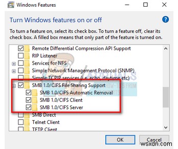 फिक्स:अपडेट 1709 के बाद नेटवर्क शेयरों तक नहीं पहुंच सकता 