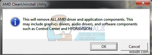 วิธีใช้ยูทิลิตี้ถอนการติดตั้ง AMD Clean เพื่อถอนการติดตั้งไดรเวอร์ AMD 