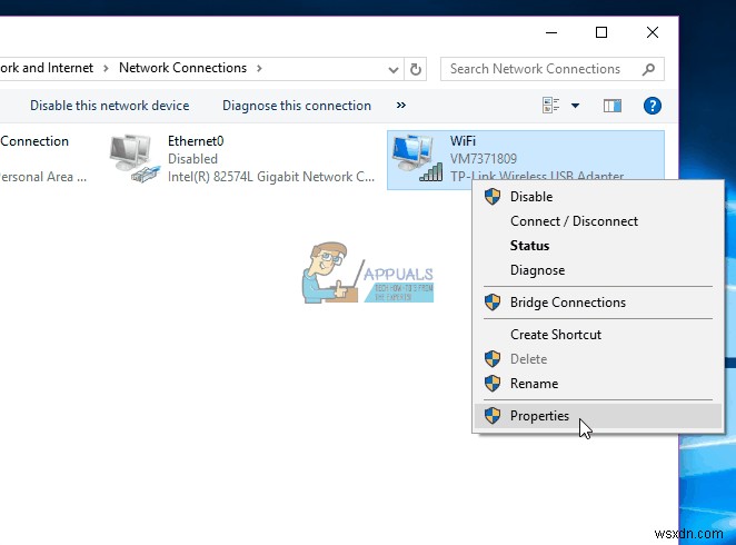 फिक्स:कोई इंटरनेट सुरक्षित वाई-फाई नेटवर्क कनेक्शन त्रुटि नहीं 