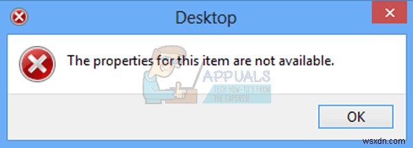 การแก้ไข:ไม่มีคุณสมบัติของรายการนี้ 
