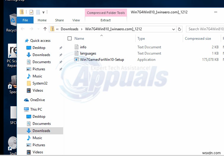 วิธีเล่นเกม Windows 7 ใน Windows 10 