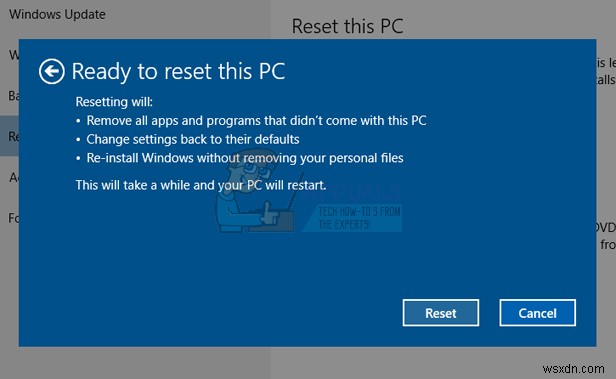 फिक्स:सिस्टम थ्रेड अपवाद हैंडल नहीं किया गया 