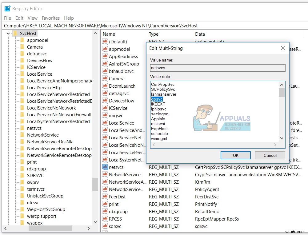 फिक्स:विंडोज सेवा से कनेक्ट करने में विफल 