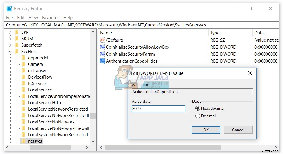 फिक्स:विंडोज सेवा से कनेक्ट करने में विफल 