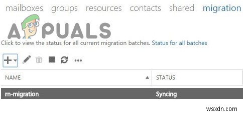 การย้ายจาก Gmail ไปยัง Office 365 