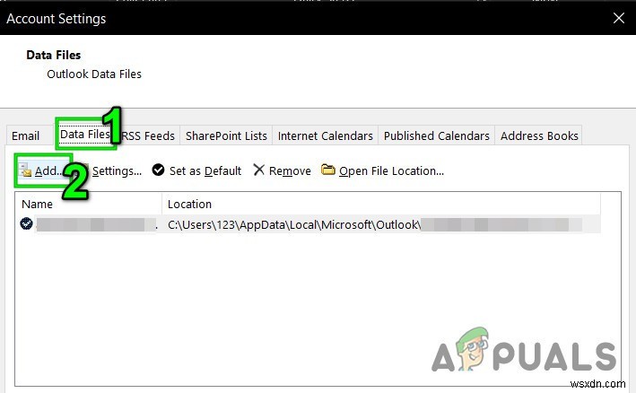 แก้ไข:ข้อผิดพลาด Outlook 0x8004060c 
